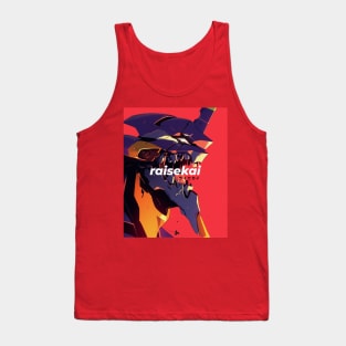 Cyborg Head Robot bz Raisekai Tank Top